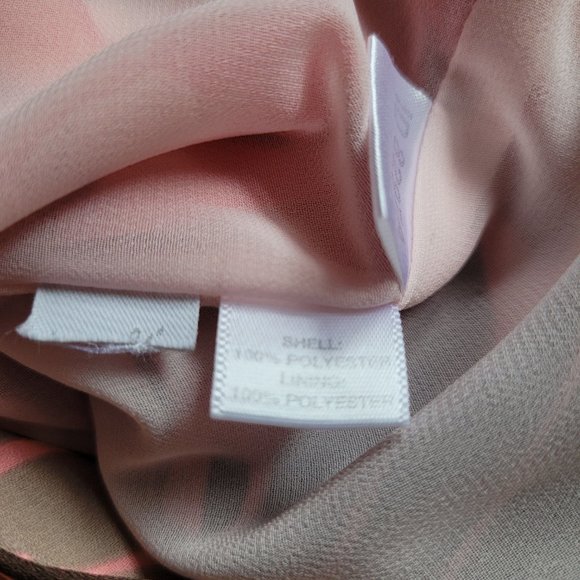 Anne Taylor Loft Hibiscus Tropical Pink Skirt - Picture 7 of 9